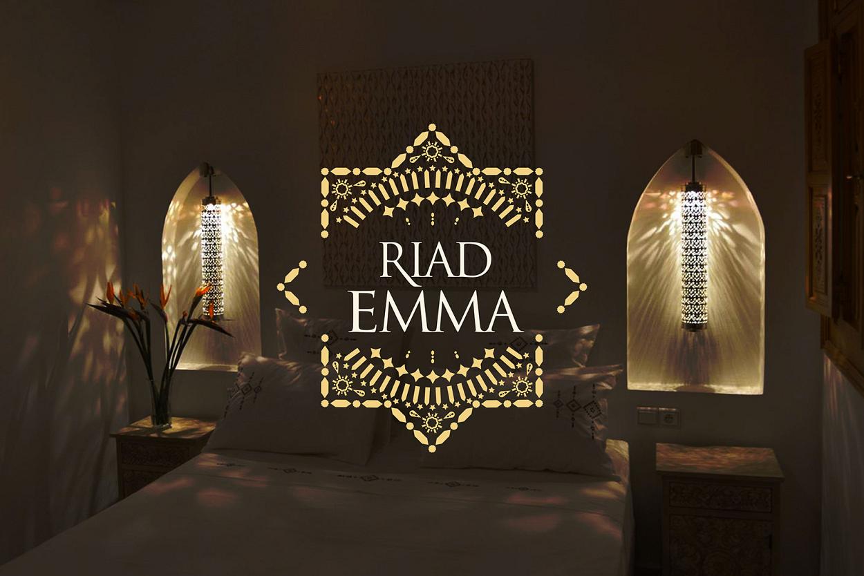 Identité visuelle Riad Emma à Marrakech